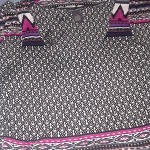 Multi colored pattern dress